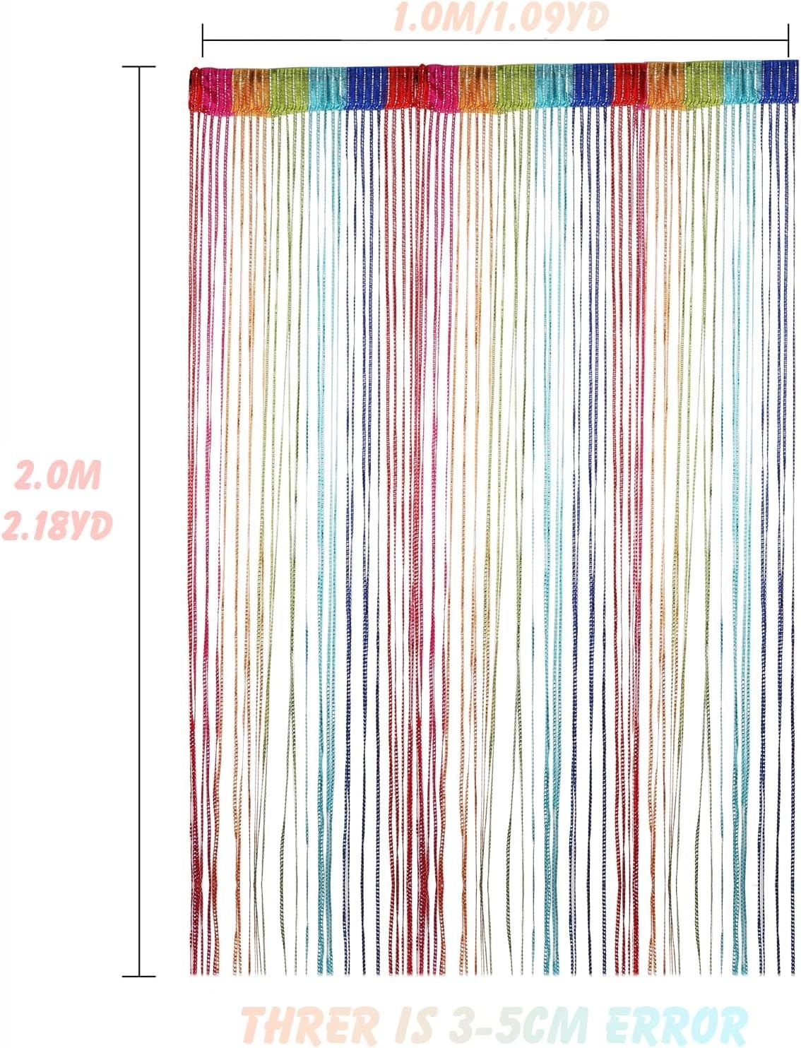 Door String Curtain, Wall Panel Fringe Window Room Divider Blind, Home Patio …