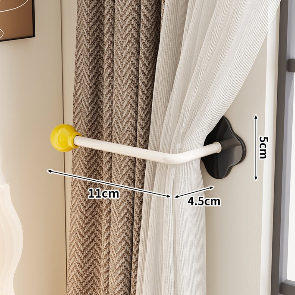 Organizer Accessory For Bathroom Use Curtain Hook Metal And Plastic Construction