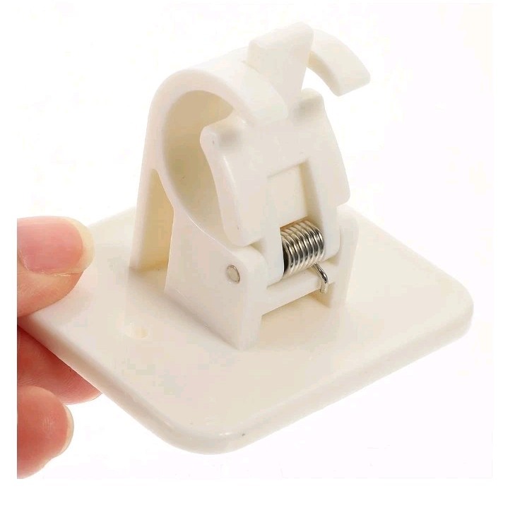 10pcs Punch Free Curtain Rods Hooks Curtain Hangers Nail Free Curtain Rod Hooks