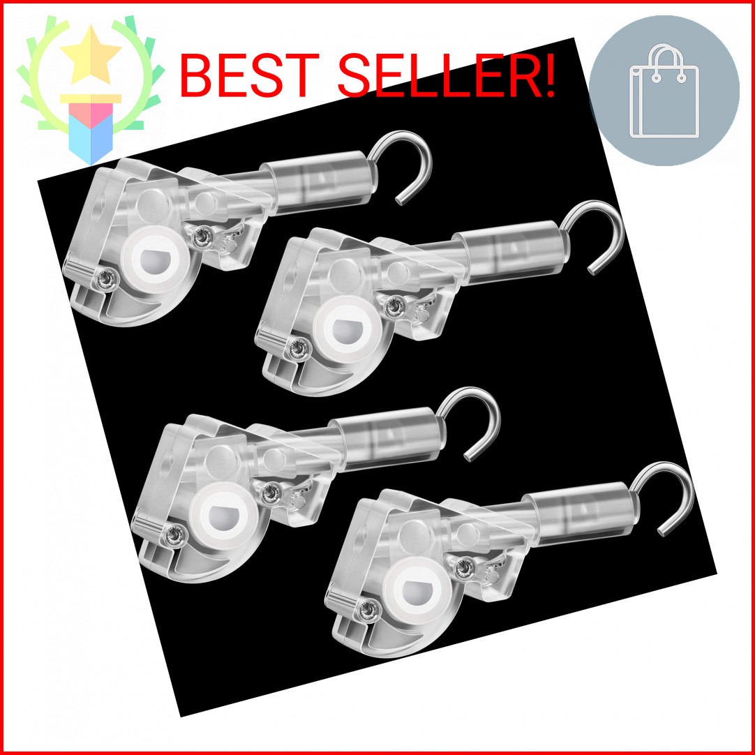 4 Pieces Blind Wand Tilter Control Wand for 1 Inch Mini Blind Head Rail Mechanis