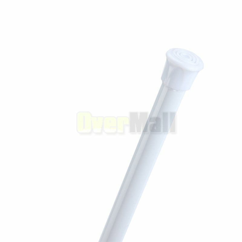4x Extendable Shower Curtain Rod/Pole Telescopic Spring Tension Rod Clothes Rail