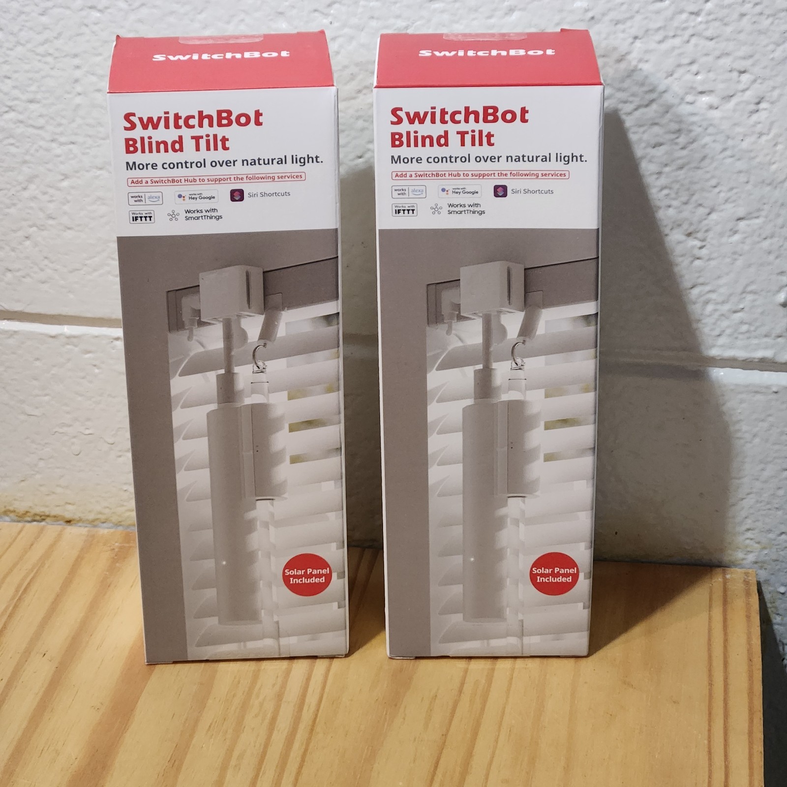 Lot Of 2 SwitchBot Blind Tilt Motorized Blinds Opener Solar Powered Sealed