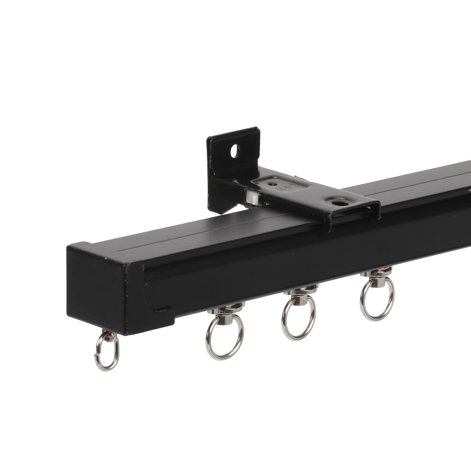 Aluminium Heavy Duty Curtain Track Kit with Hooks 3M Ceiling Mount for Space