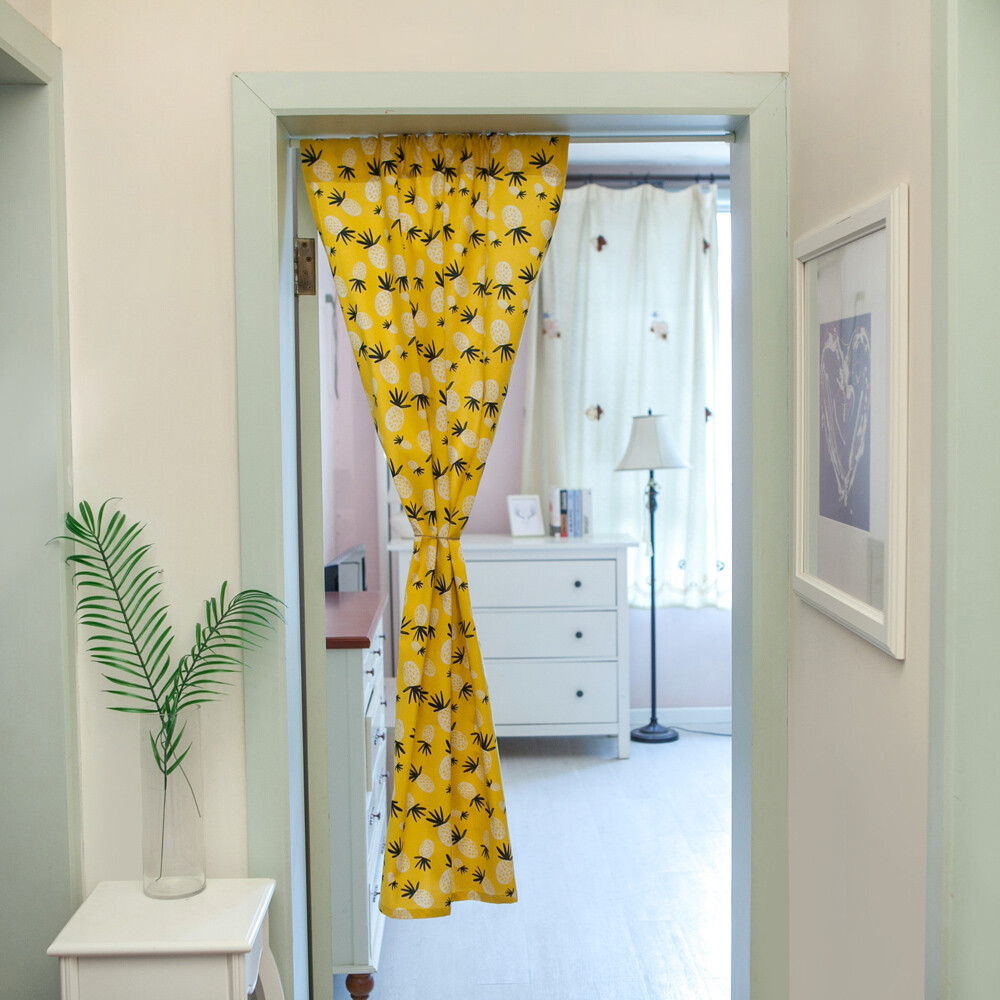 Modern Kitchen Half Short Curtain Doorway Window Bathroom Cabinet Door Drape