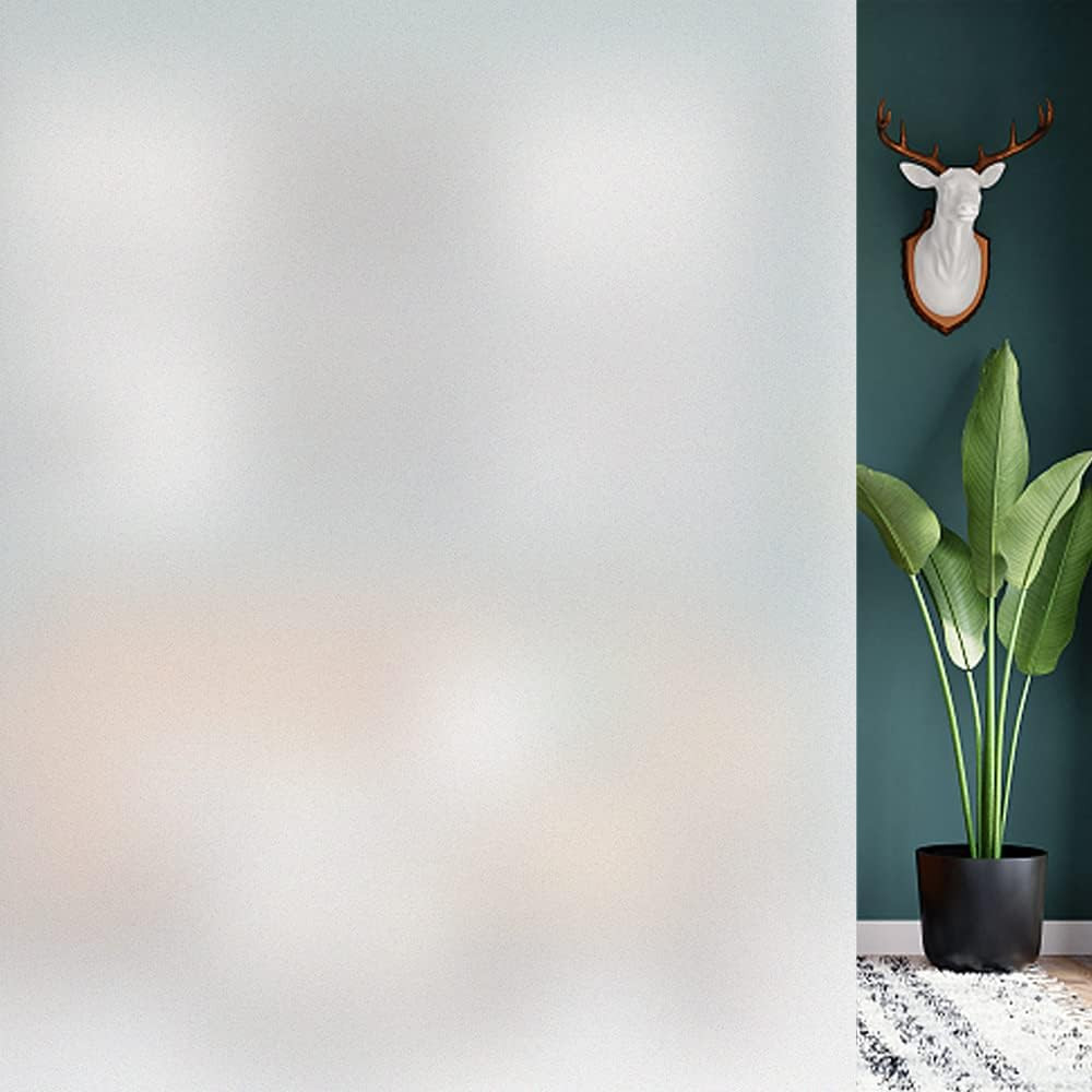 One Way Window Film, Daytime Privacy Sun Blocking Reflective Window Film No Glue