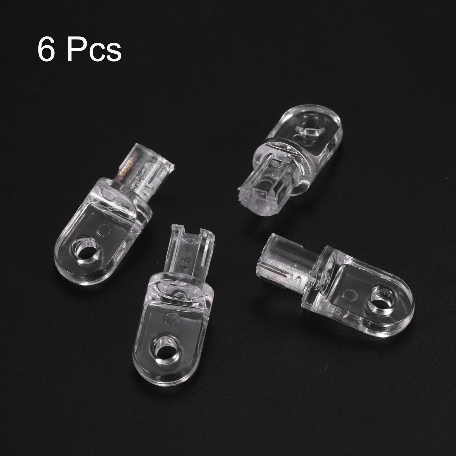 6Pcs Hardware Tilt Wand Tip Repair Transparent Vertical Blind Wand Tip