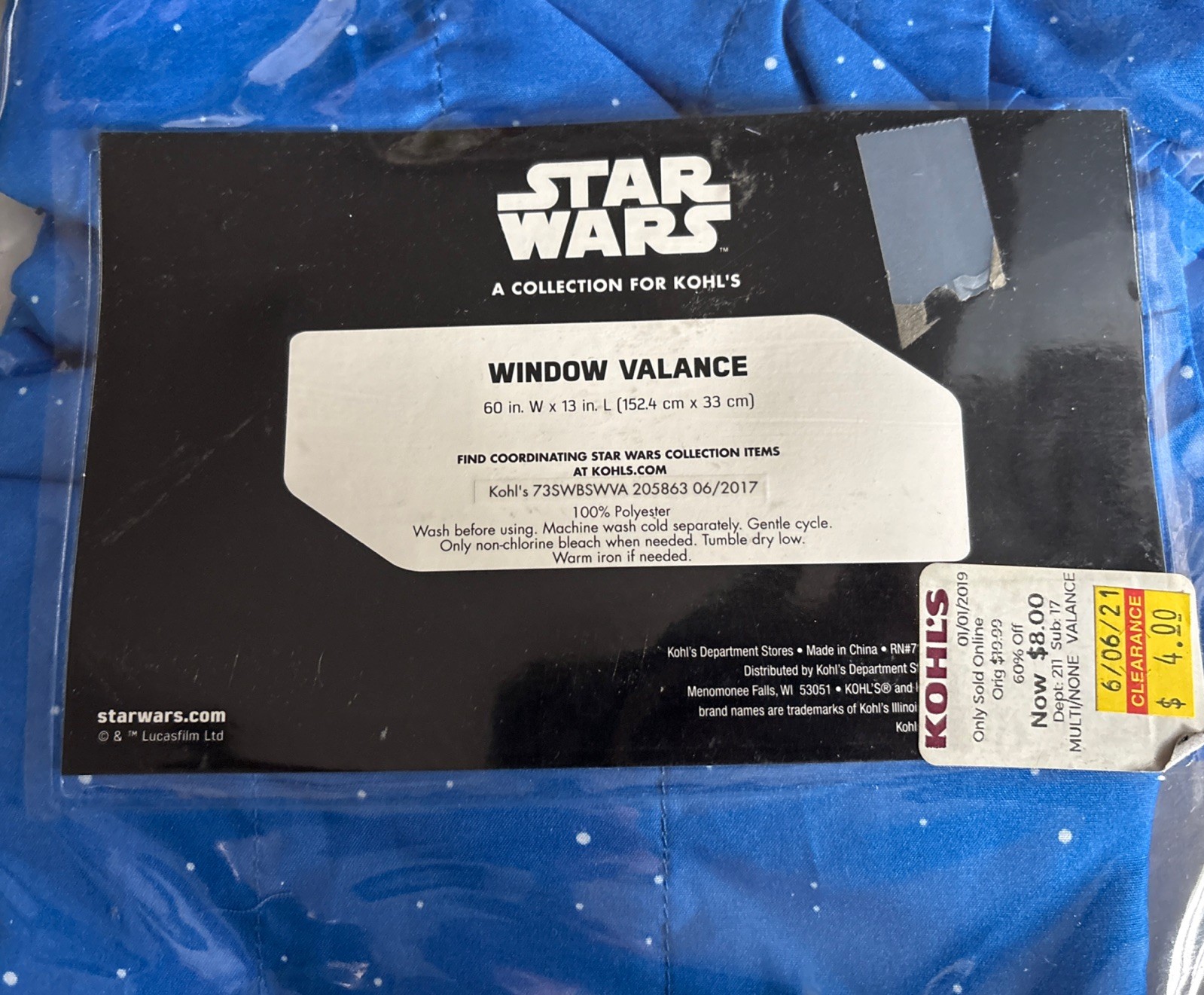 Star Wars Valance 60×13