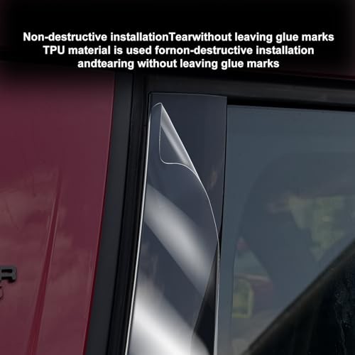 for MINI Countryman U25 B C Window Pillar Scratch Prevention TPU Film