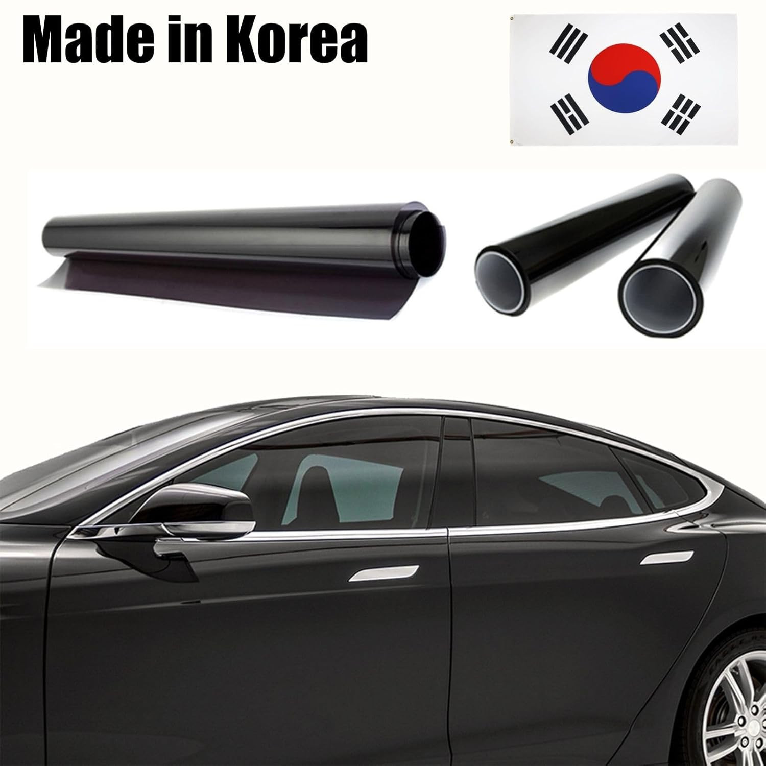 ® Window Tint Film 35% VLT 20″ in X 25′ Ft (20In X 300In) Scratch Resistance Hea