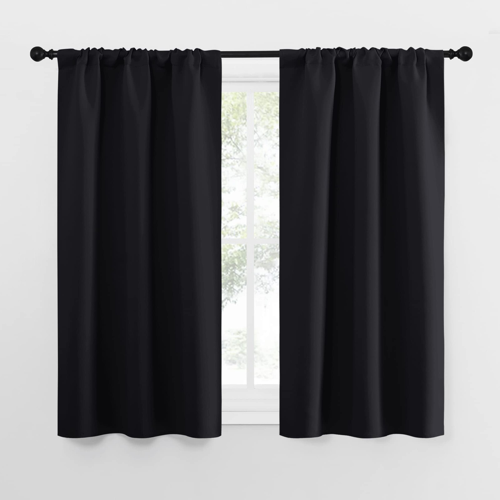 Black Out Curtain Panels for Kitchen – Energy Decoration Thermal Insulating B…