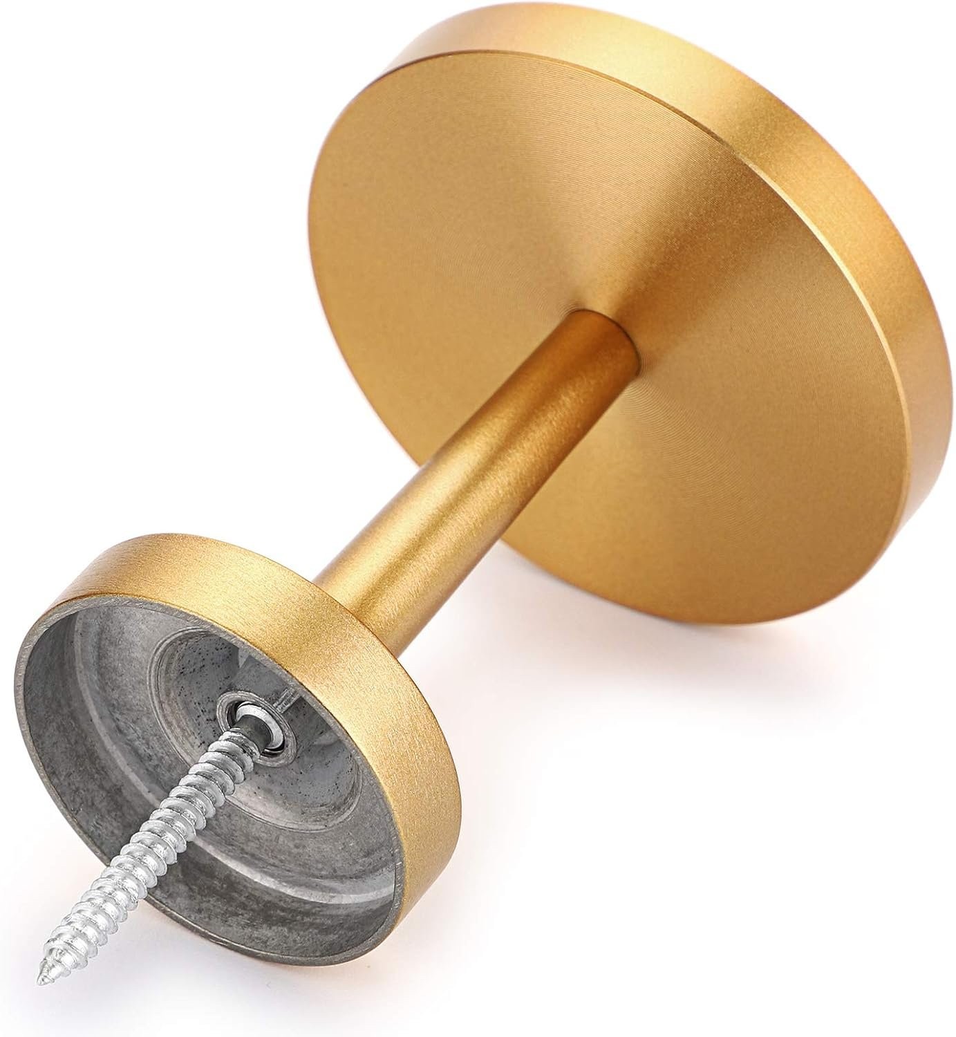 2 Pcs Decorative Curtain Holdbacks – Wall Mounted Drapery Tieback Hooks with Scr