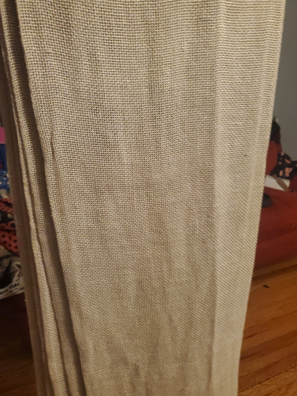 Restoration hardware curtains Natural Woven 100% Linen Taupe 50 X 95 (5) Total