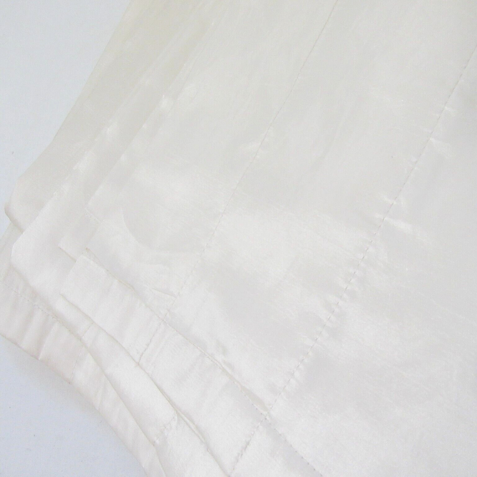 American Living Estate Solid Ivory Interlined 2pc 108×84 Drapery Panel Set(s)