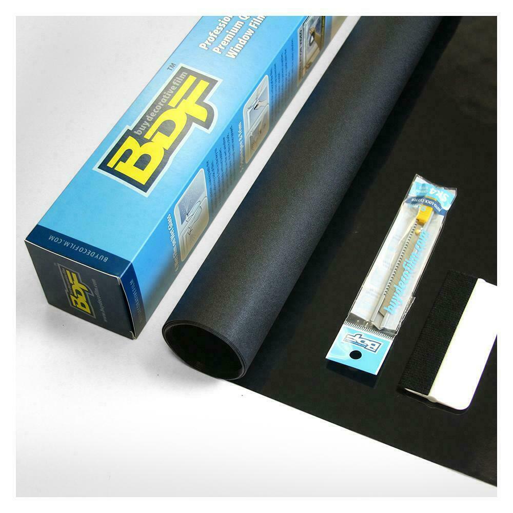 BDF 1BKOT Window Film Non-Adhesive Blackout Static Cling