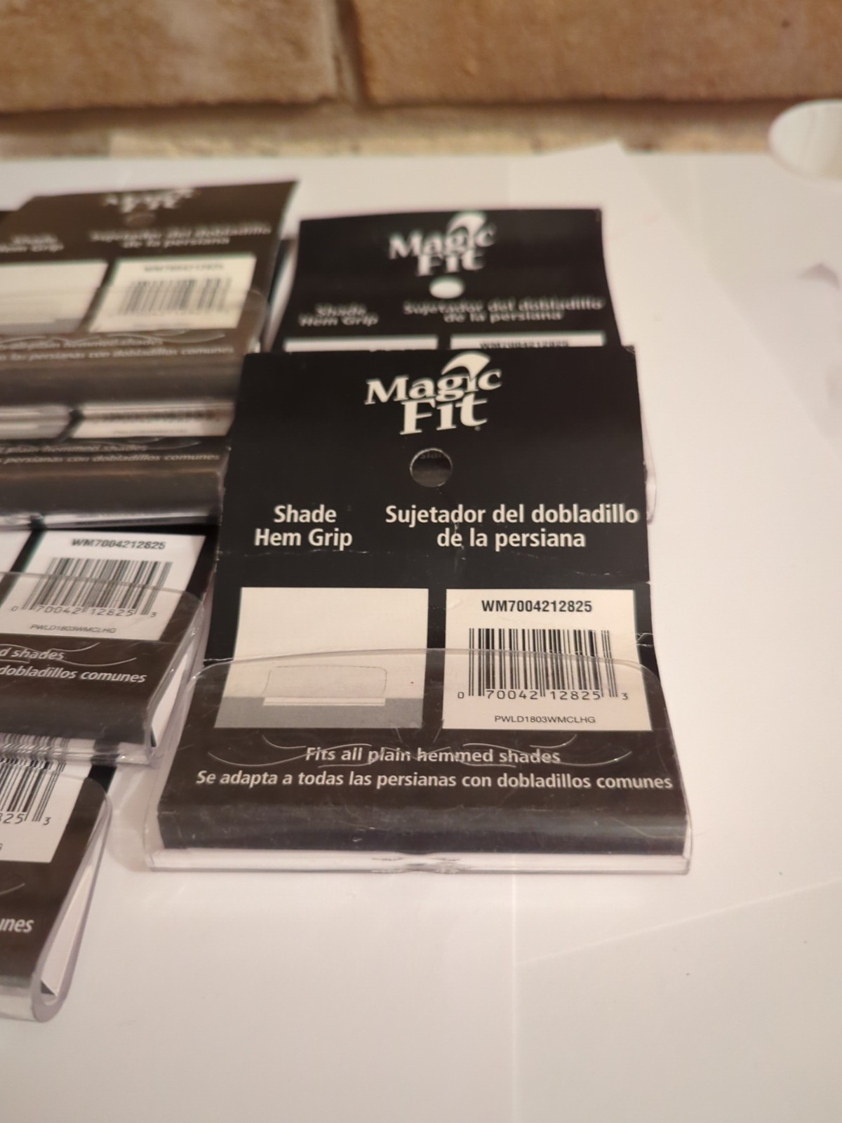 Magic Fit Shade Hem Grip Lot Of 14 Fits All Plain Hemmed Shades