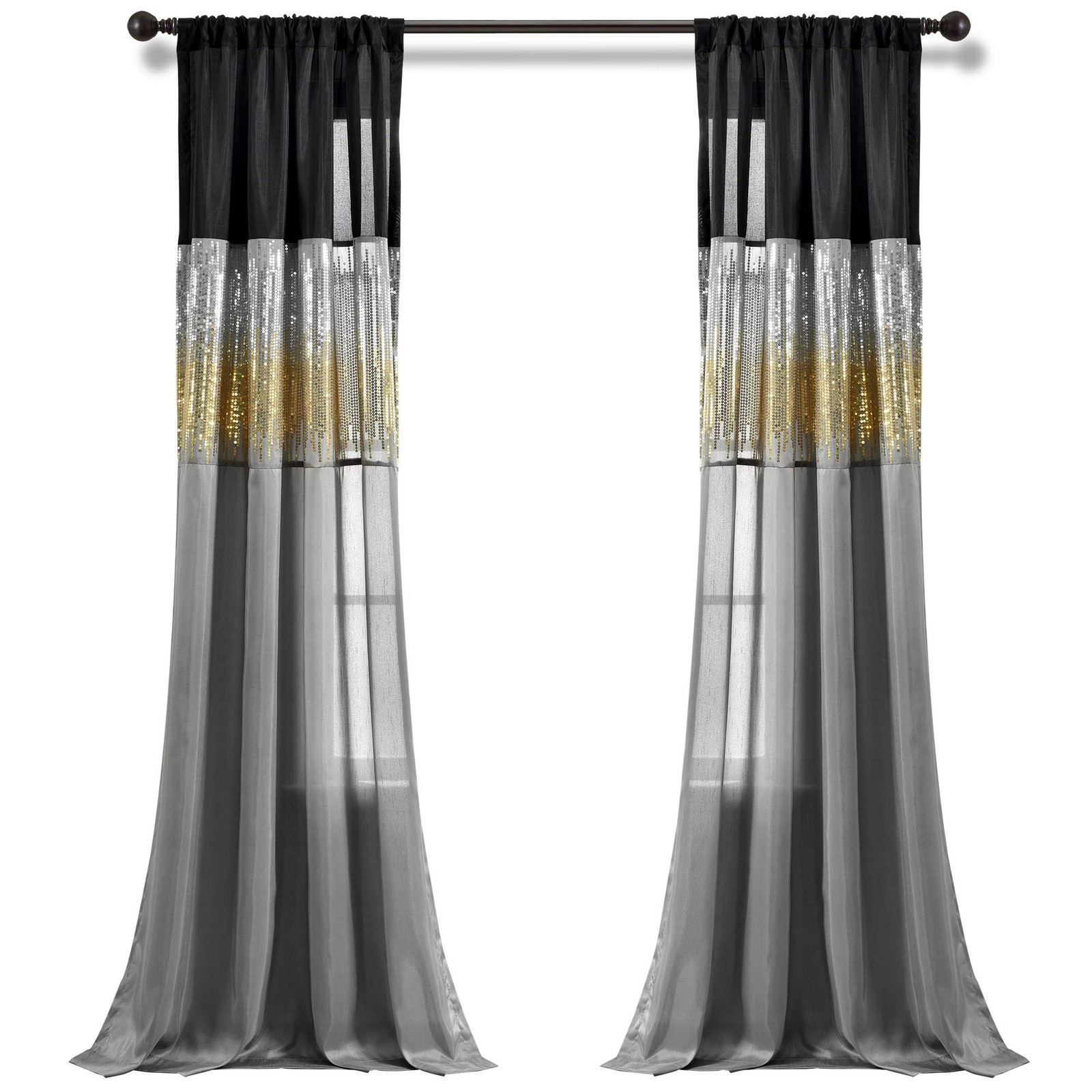 Lush Decor Night Sky Window Panel Single 42W X 84L – –