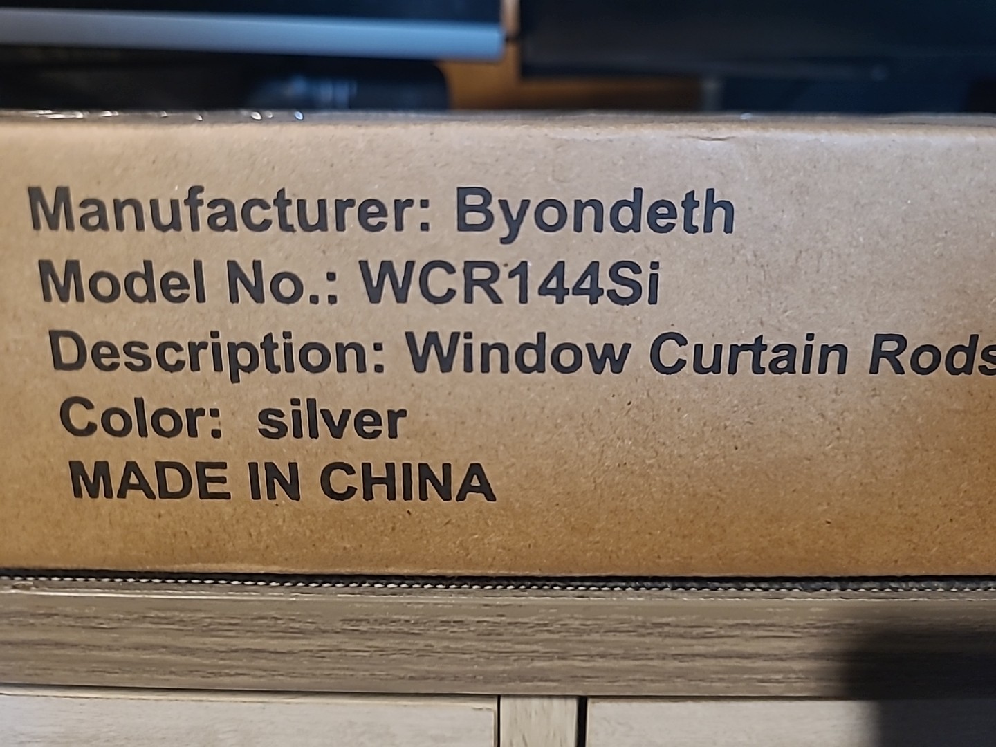 Byondeth Adjustable Curtain Rods for Windows 16 to 144 Inches, 1 Inch Diameter