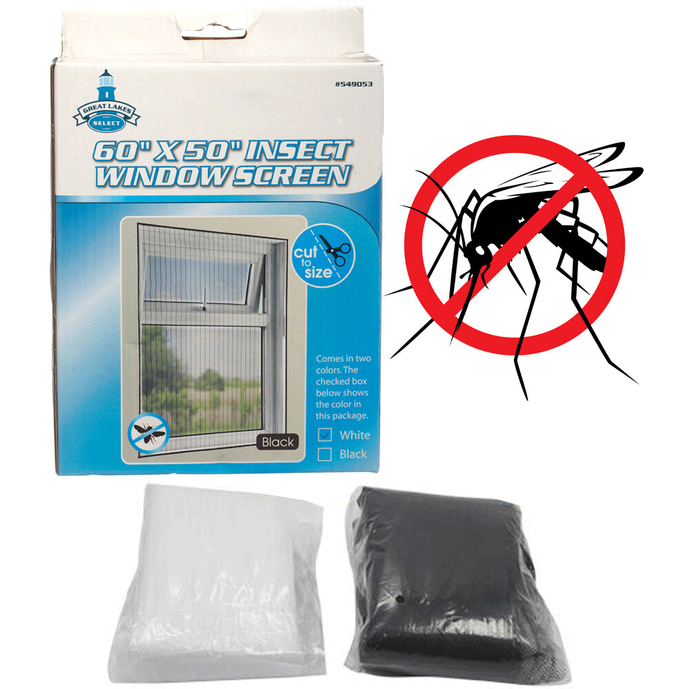 Mosquito Net 60″x50″ Insect Screen Fly Bug Door Window Curtain Mesh Protector