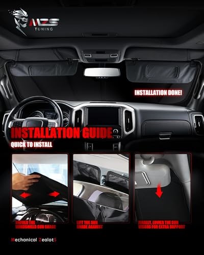 Windshield Sun Shade Compatible with Foldable Car Front Elantra 2021-2026