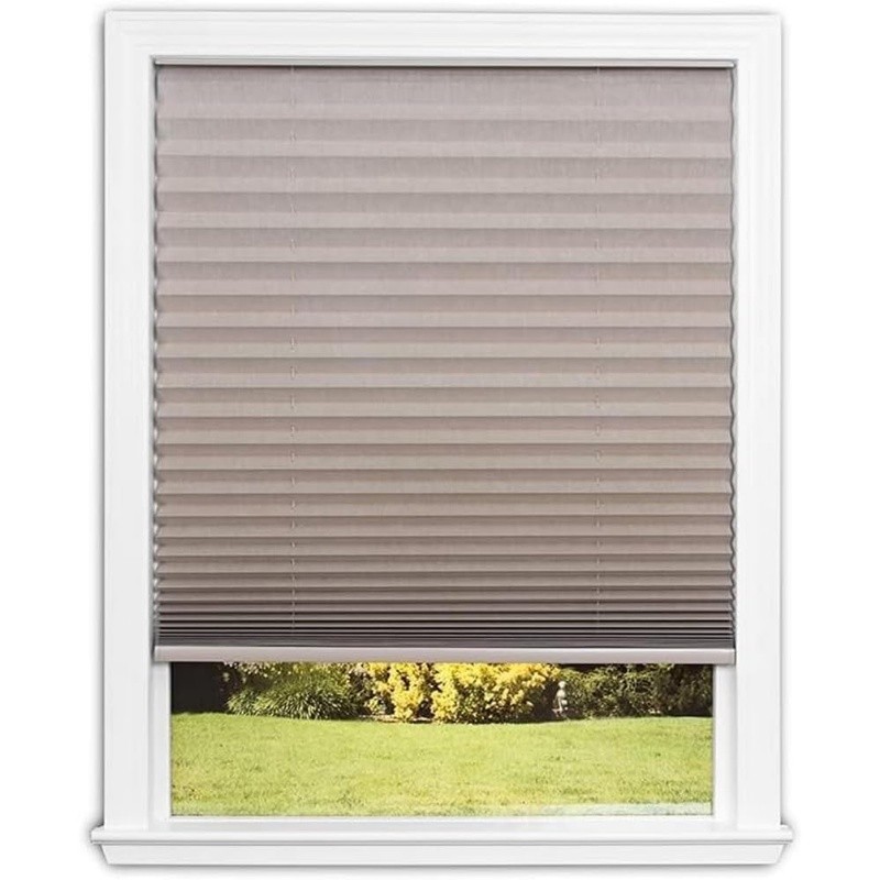 Cordless Pleated Shade Easy Install Energy Efficient Light Control No Tools New
