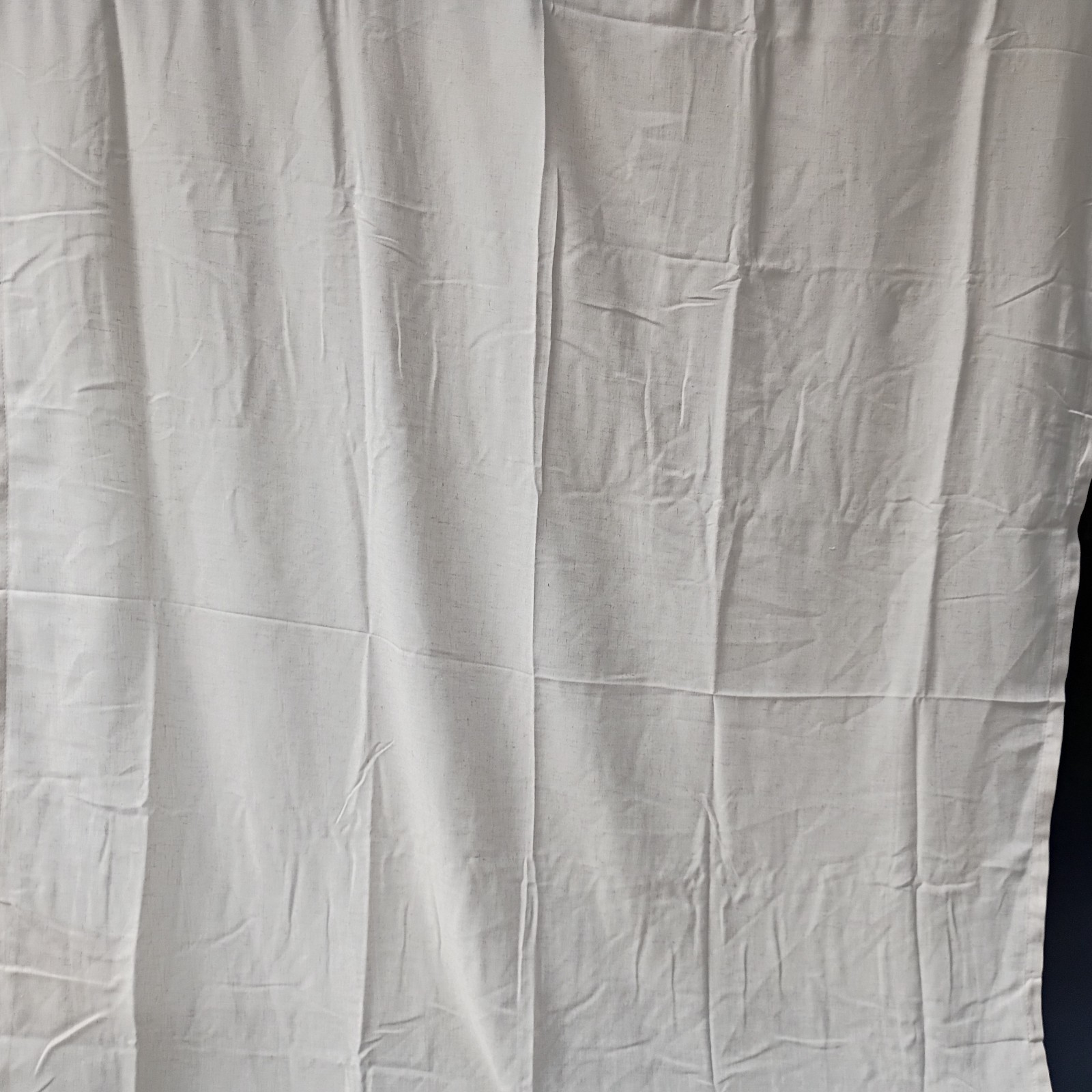 H VERSAILTEX Linen Curtain Panels 52 x 98 Beige Curtains Farmhouse Classic NEW