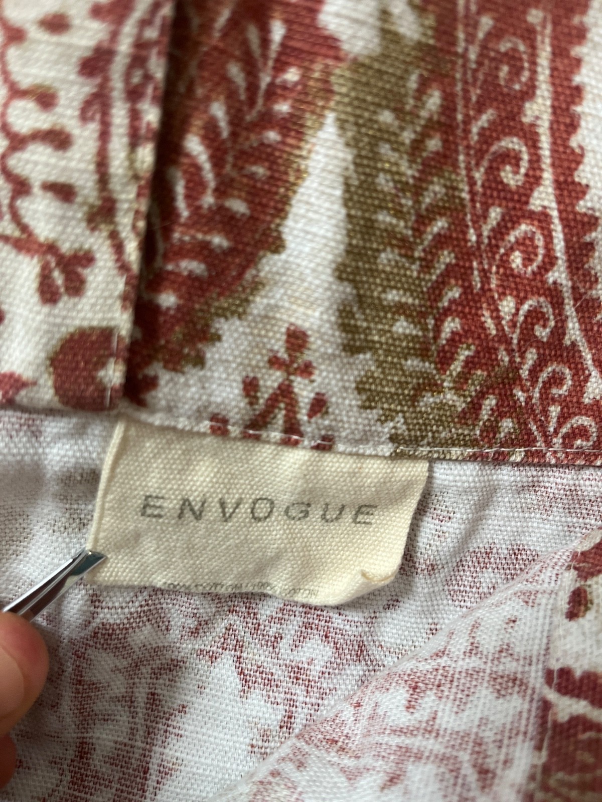 Envogue Terracotta Azaro 4 Panels Bohemian Medallions 100% Cotton