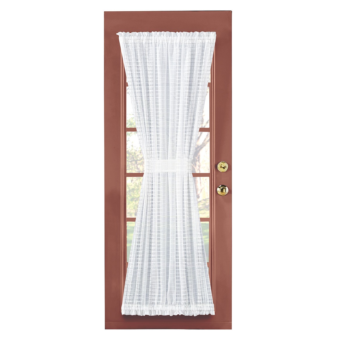Montauk Sheer Door Panel, Ivory, 53″ x 40″