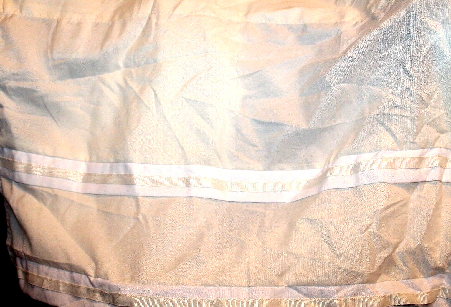 Essential Home 3-Pc Valance & Tier Set – Microfiber / Ivory 60 x 36″