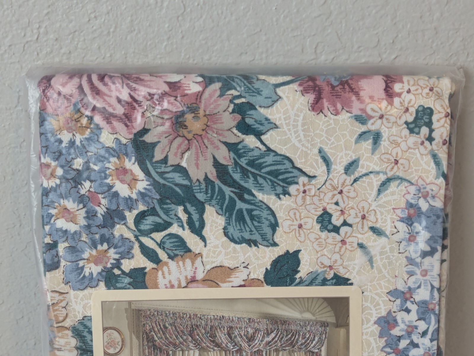 JCPenney Classic Traditions Blouson Valance 84×15 ~ Cottagecore Floral NEW NIP