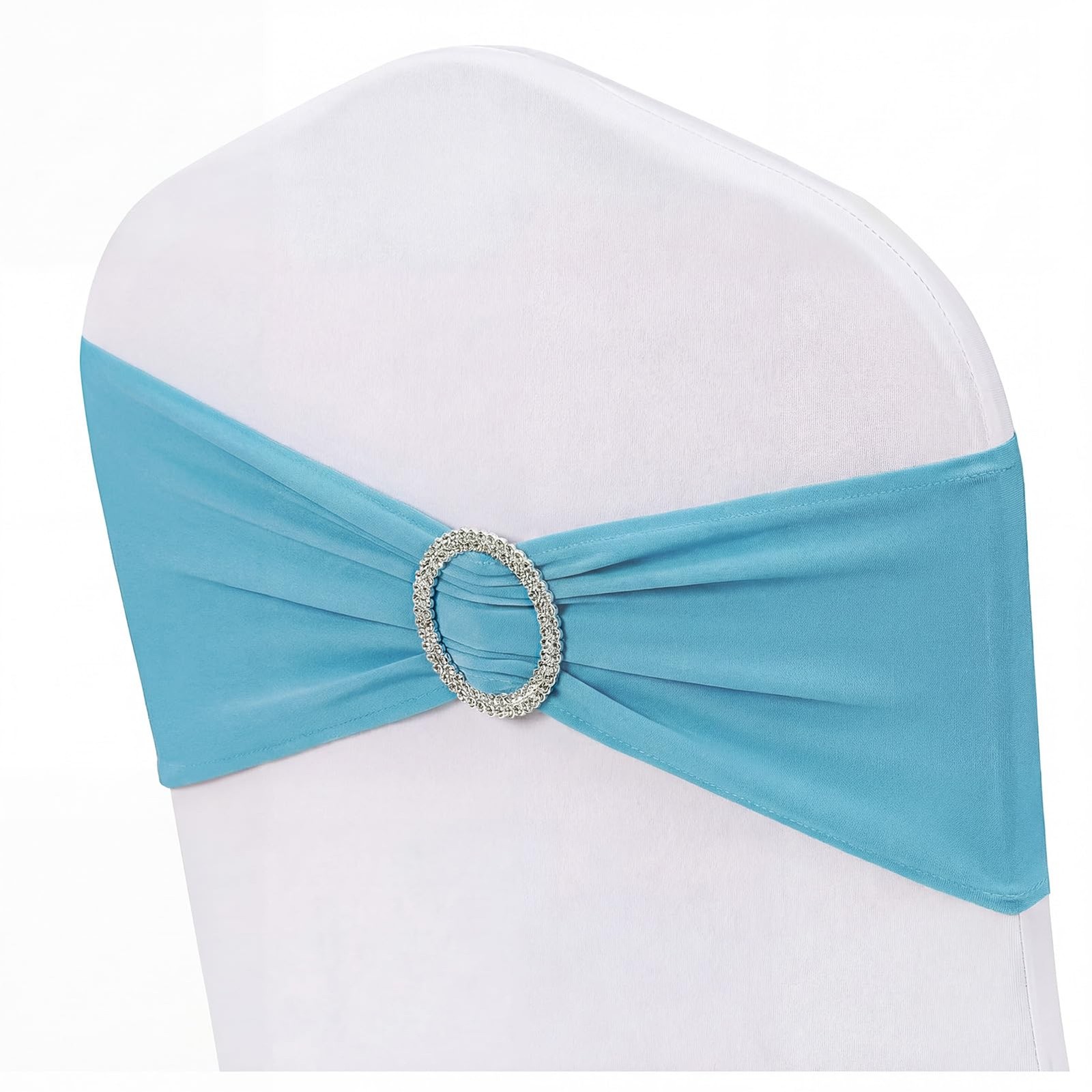 Spandex Chair Sashes 20Pcs Chair Bows for Weddings Parties Holiday Celebratio…