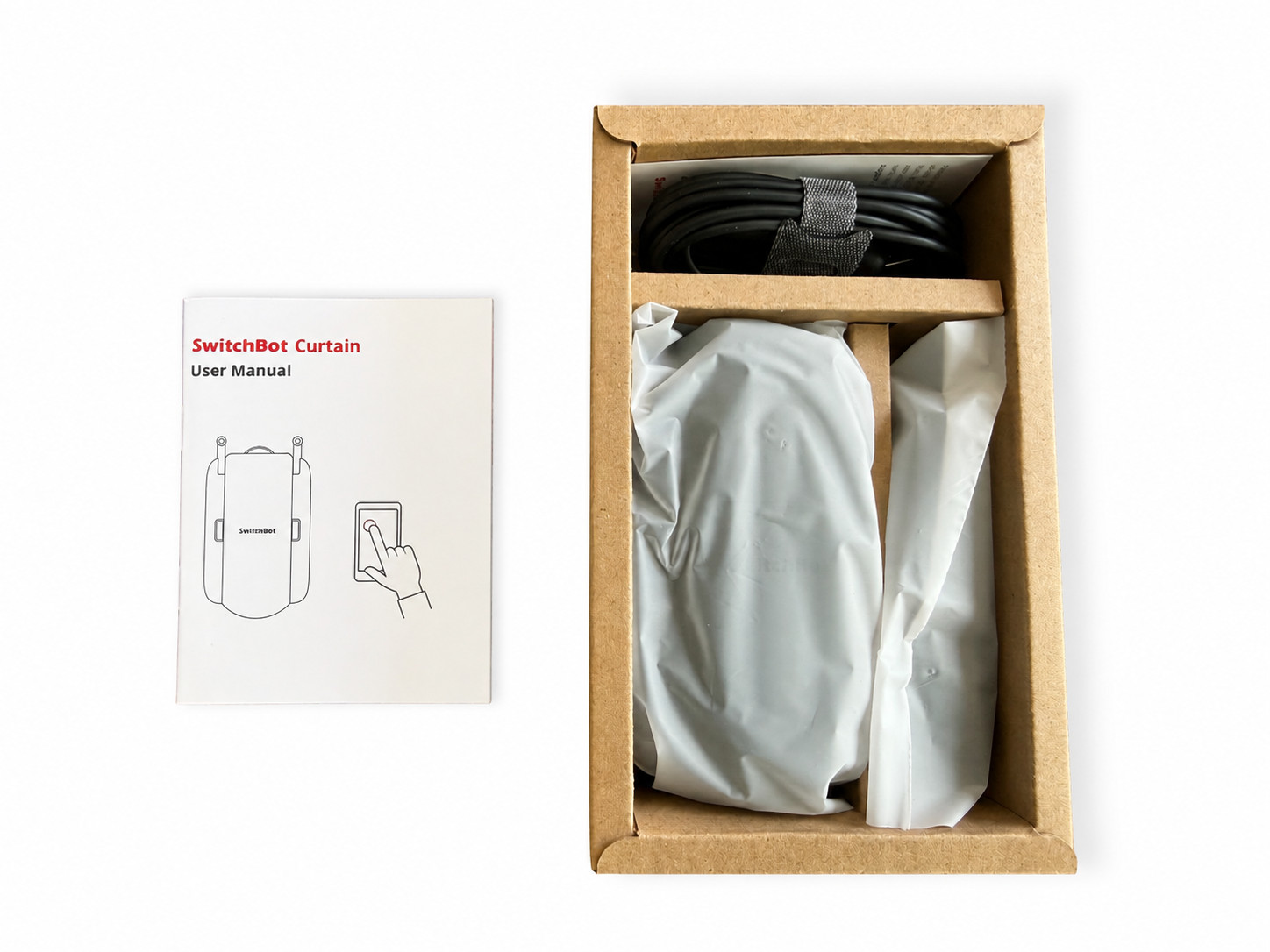 SwitchBot Curtain U Rail Smart Automatic Curtain Opener Black W0701600 Tested