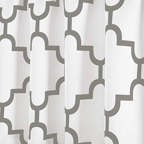 Bellagio Light Filtering Trellis Geometric Design 18″W x 52″L (Pack of 1) Grey