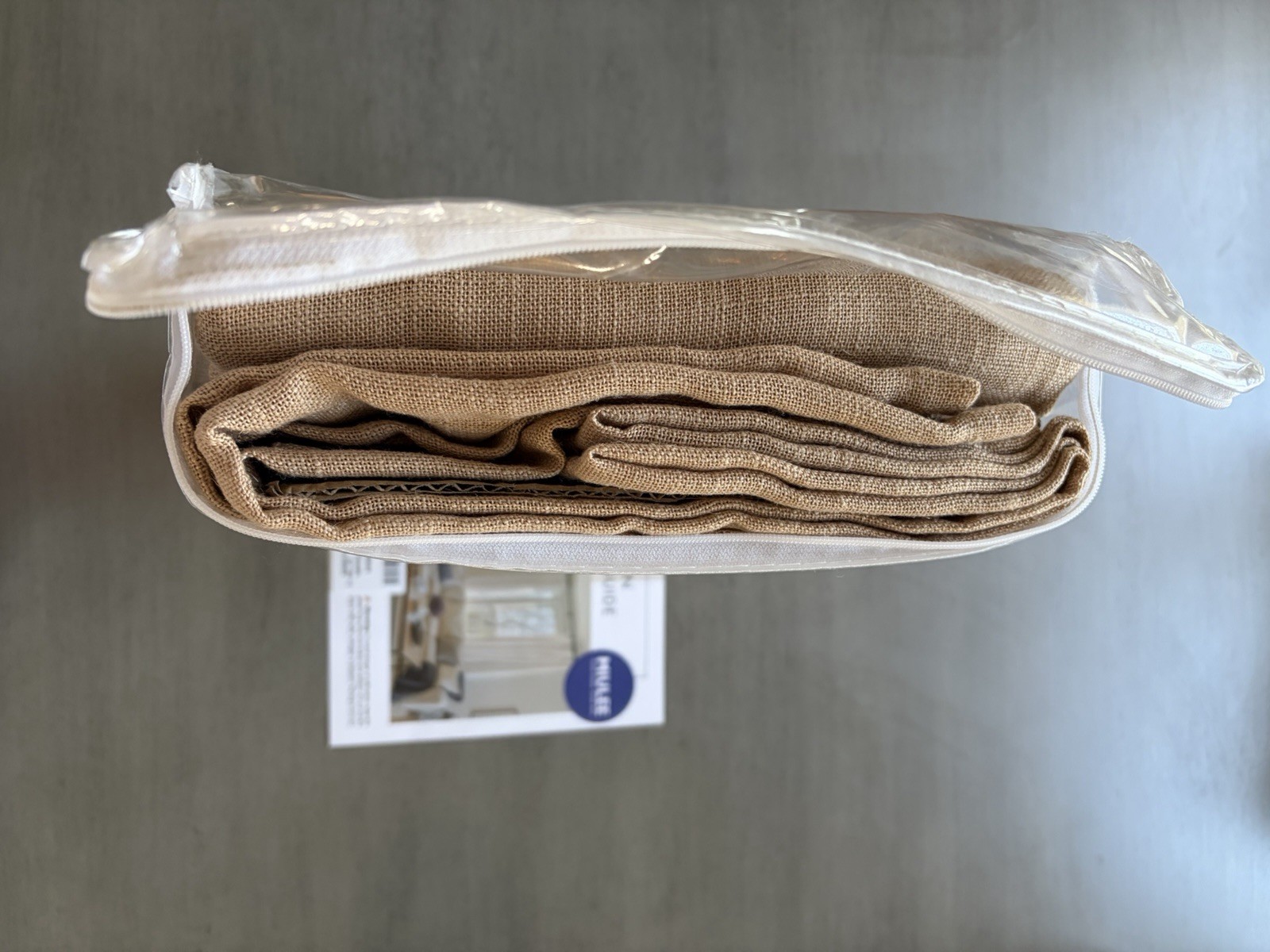 MIULEE Brown Linen Curtains. 52″W x 90″L. Light Filtering. Farmhouse Decor