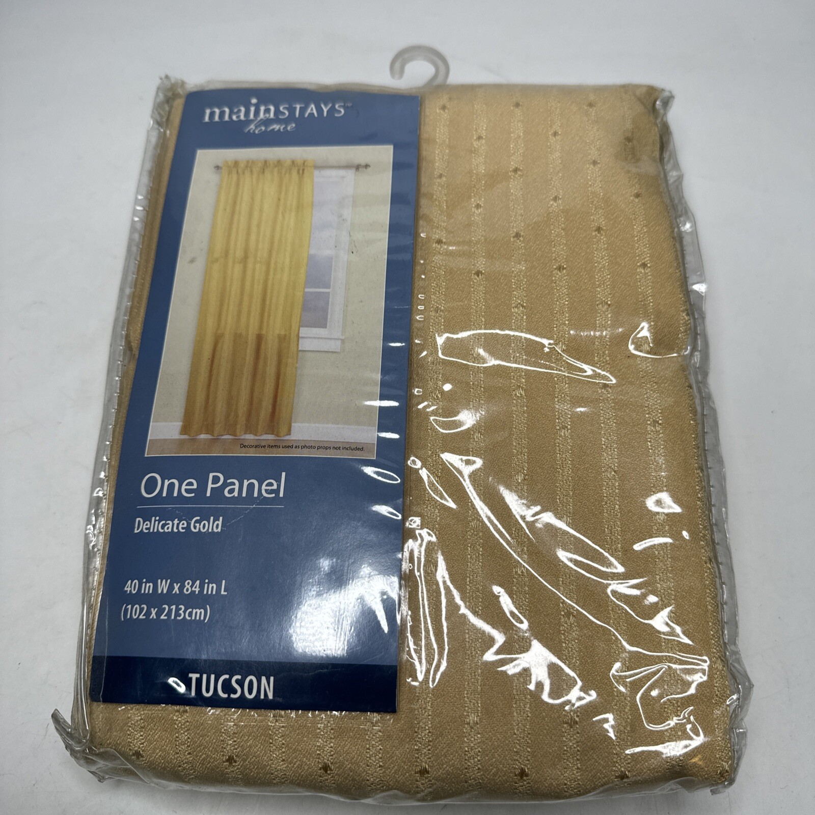 Mainstays Home Delicate Gold Tuscon One Panel 40″ W x 84″ L Brand New