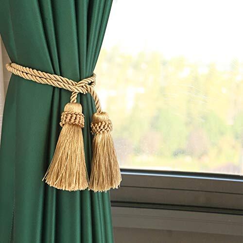 Fenghuangwu Curtain Tiebacks Handmade Decorative Assorted Colors , Sizes