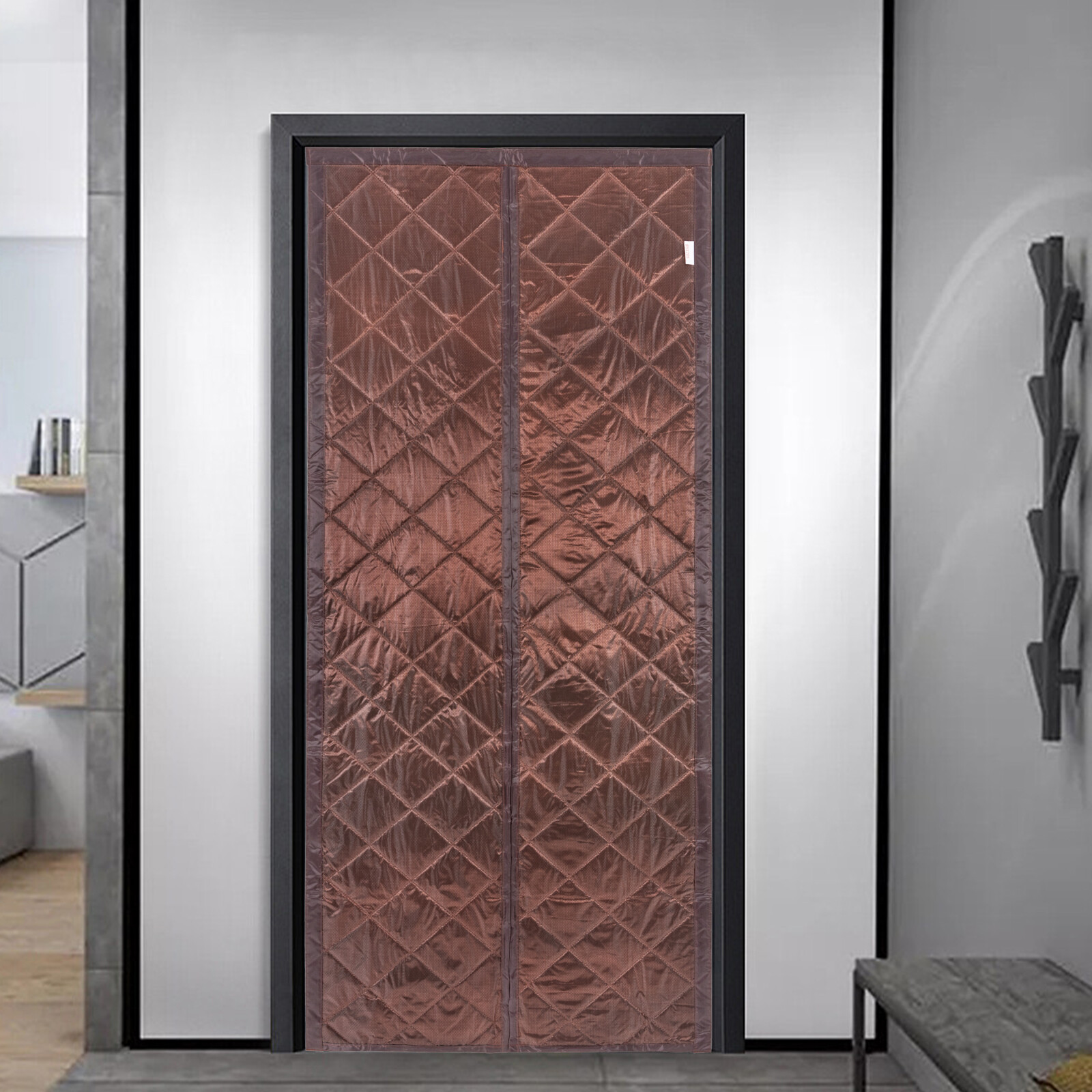 Magnetic Thermal Insulated Door Curtain Insulated Door Curtain Waterproof PVC