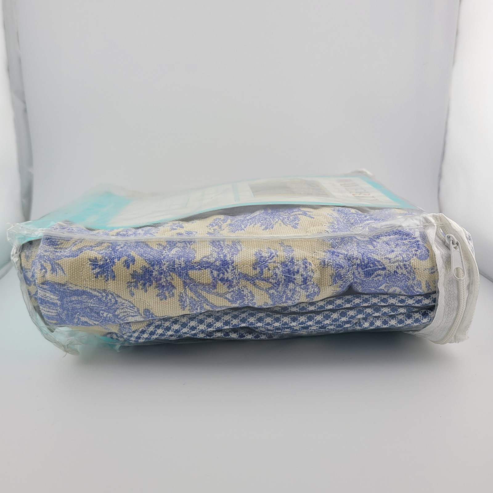Waverly Home Classics Quilted Reversible Valance Rustic Life Lake 100% Cotton