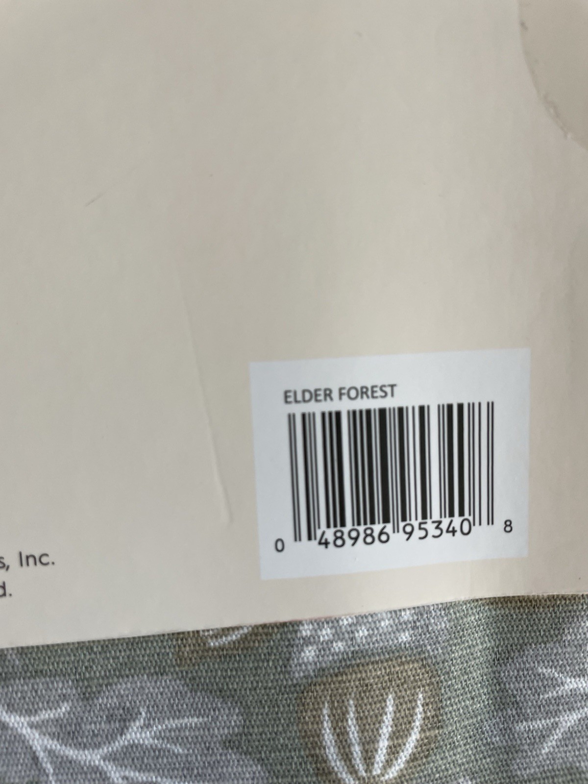 Laura Ashley ELDER FOREST 38”x96” Drapes Sage Green Cotton Blend 2 Panels NEW