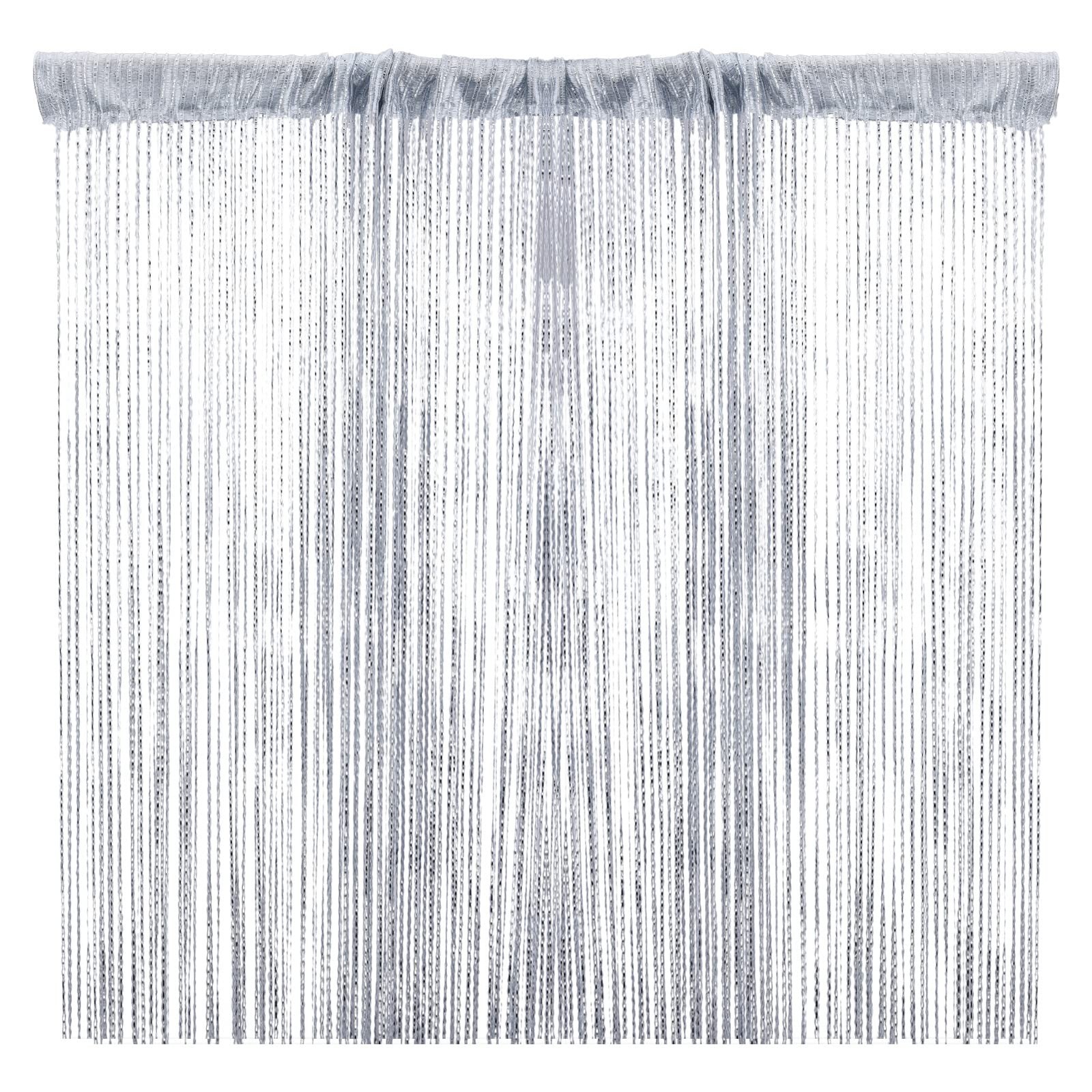String Curtains for Door, 79x40inch Sparkle Hanging Curtain for Doorways, Doo…