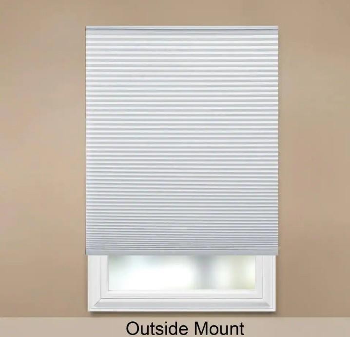 Snow Drift Cordless Light Filtering Cellular Shade – 23 in. W x 64 in. L