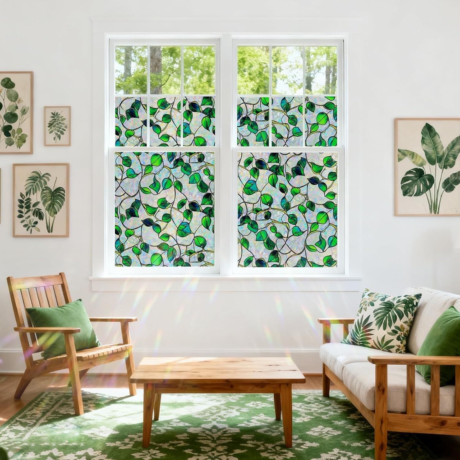 Window Privacy Film Home Room Bathroom Spring Decor Car Decorations One Way P…
