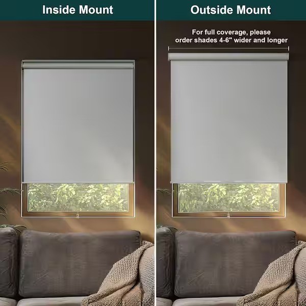 CHICOLOGY 34″x72″ Blackout Roller Shade Cordless Window Blind White Room Privacy