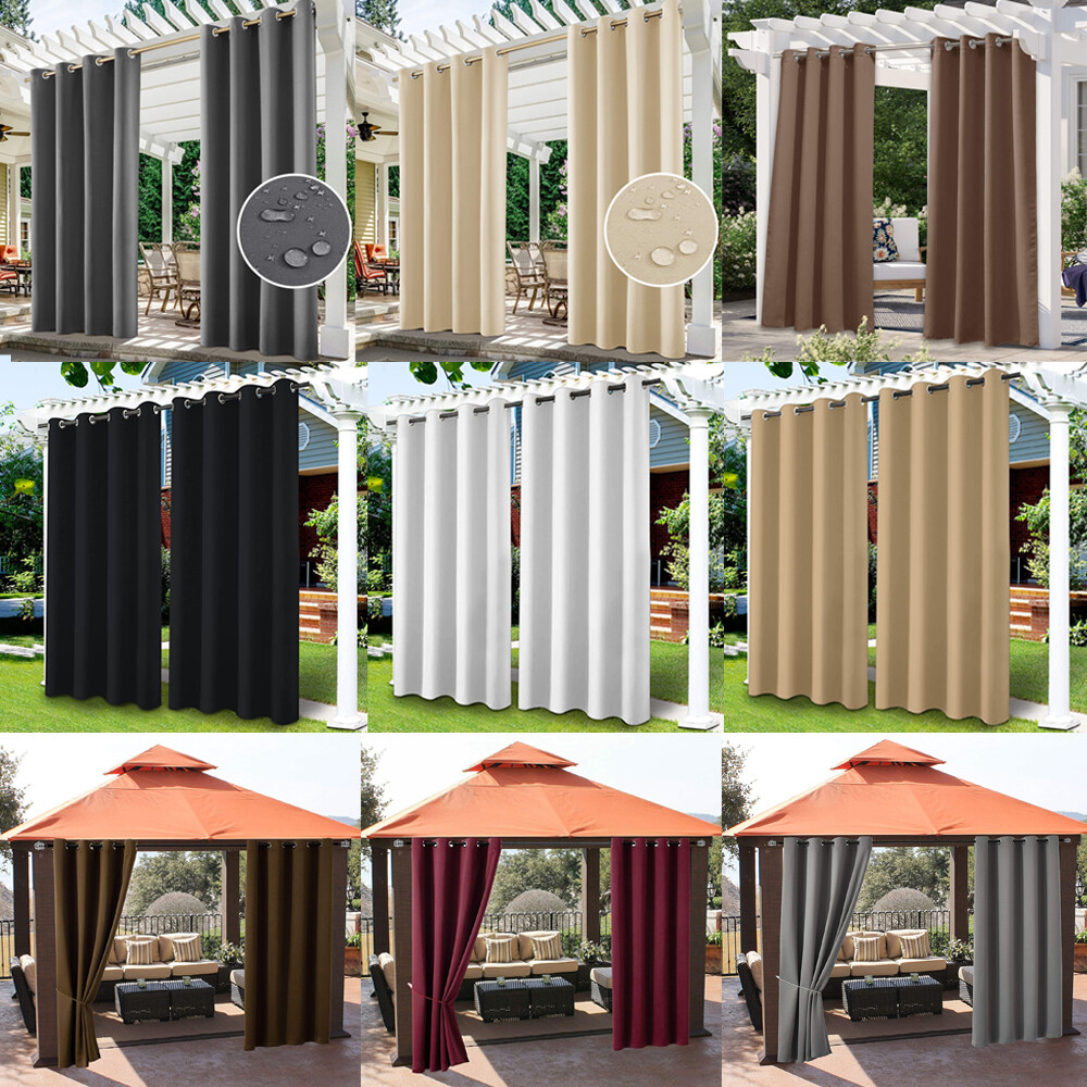 Waterproof Outdoor Curtains for Patio – Thermal Insulated, Sun Blocking Drapes