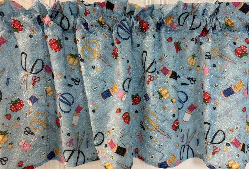 Custom Crafting Notions Sewing Valance Curtain Handmade Bedroom Curtains