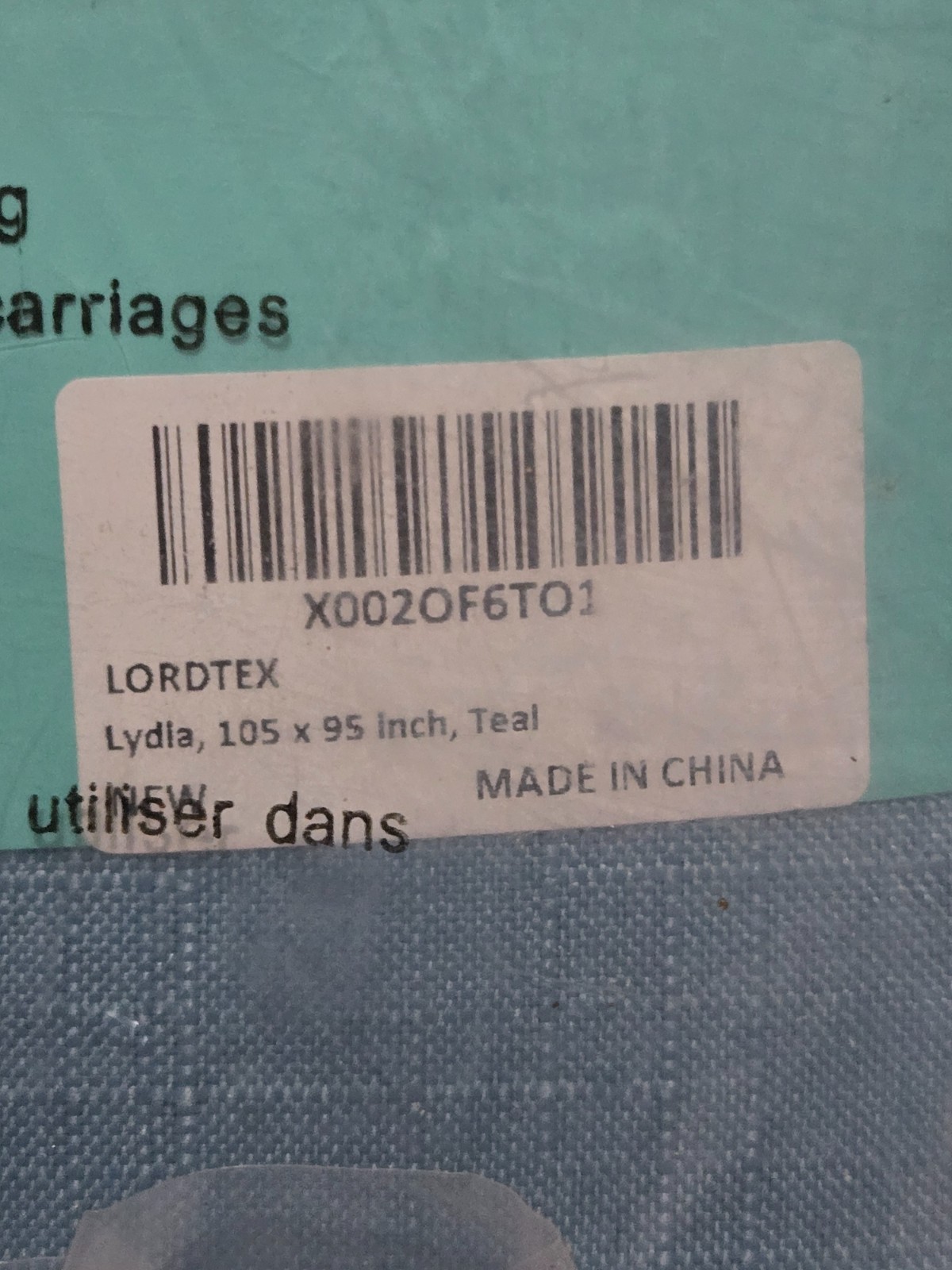 LordTex Lydia Curtain Panels 105″ x 95″ – Dark Teal