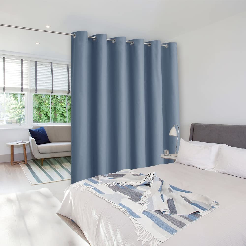 Closet Door Curtain, Noise Blocking Room Divider Curtain Screen Partitions, P…