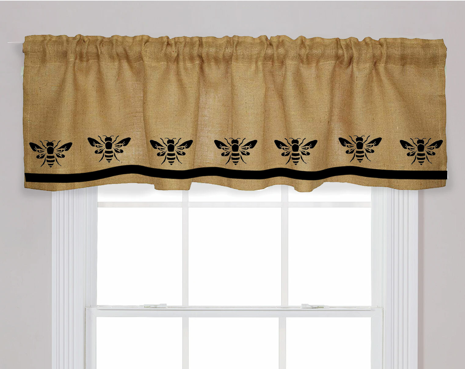 Armadillo Western Window Valance in Your Choice of Colors Handmade Decor