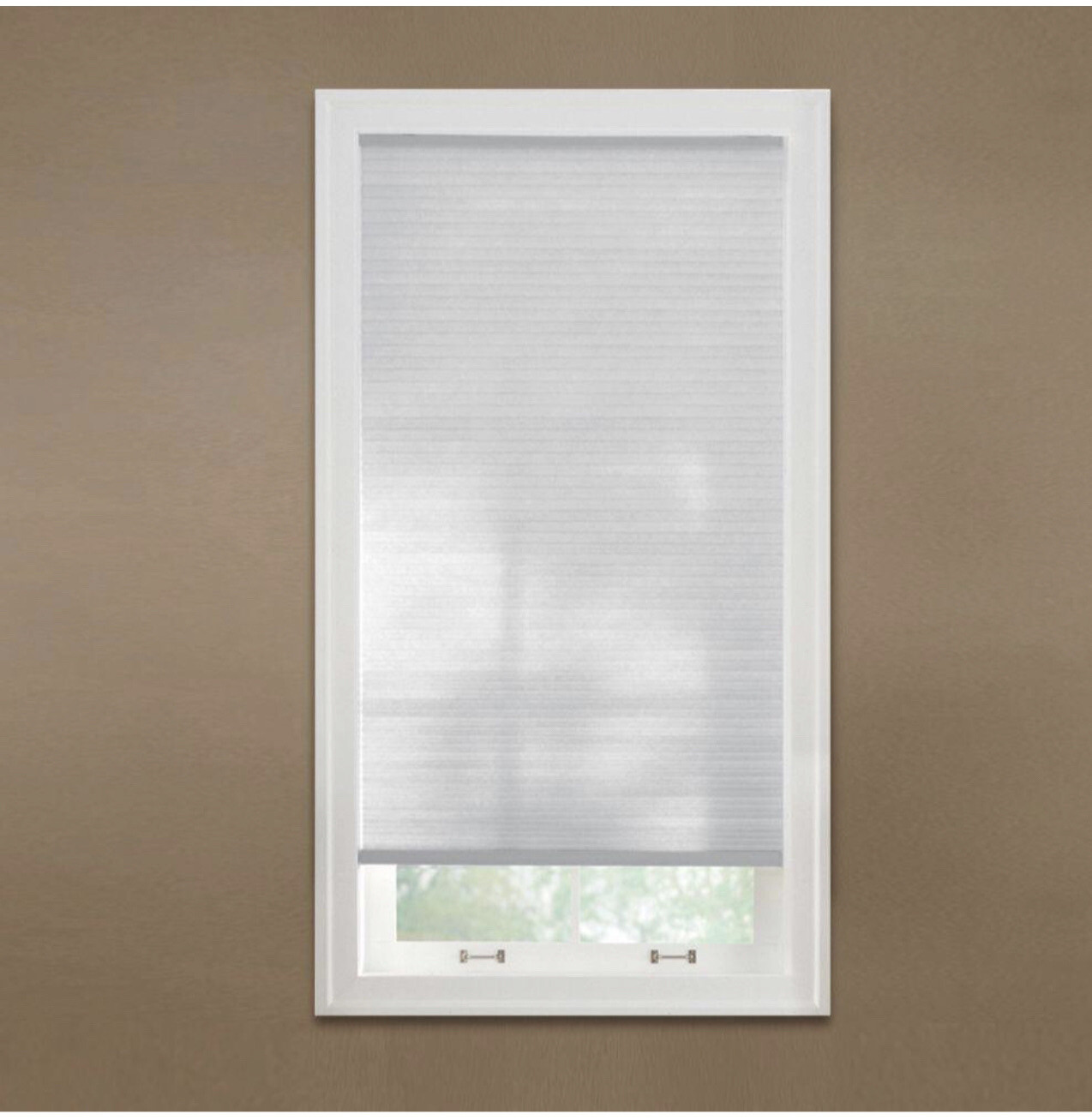 HDC-Snow Drift Cordless Light Filtering Cellular Shade – 35 in. W x 64 in. L 964