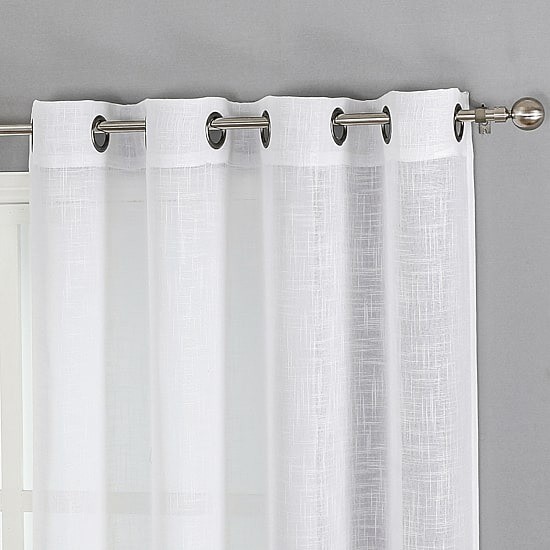 Regal Home Collections Tranquility Sheer Curtain Panel 54″ x 84″ Grommet Single