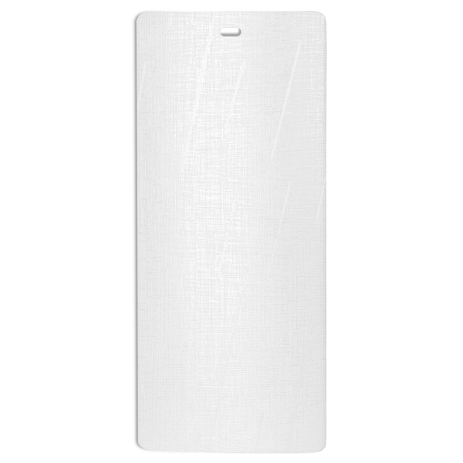 DALIX Silky Vertical Window Blinds Premium Textured Set 5 Pack Qty / White